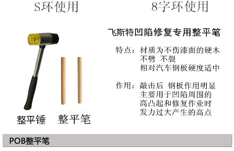 汽車免噴漆凹陷修復(三合一)工具產品詳情介紹